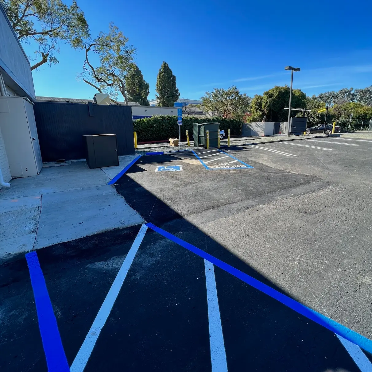 Parking Lot Striping work