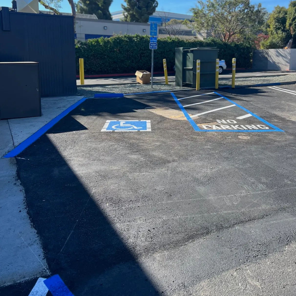Parking Lot Striping work 2